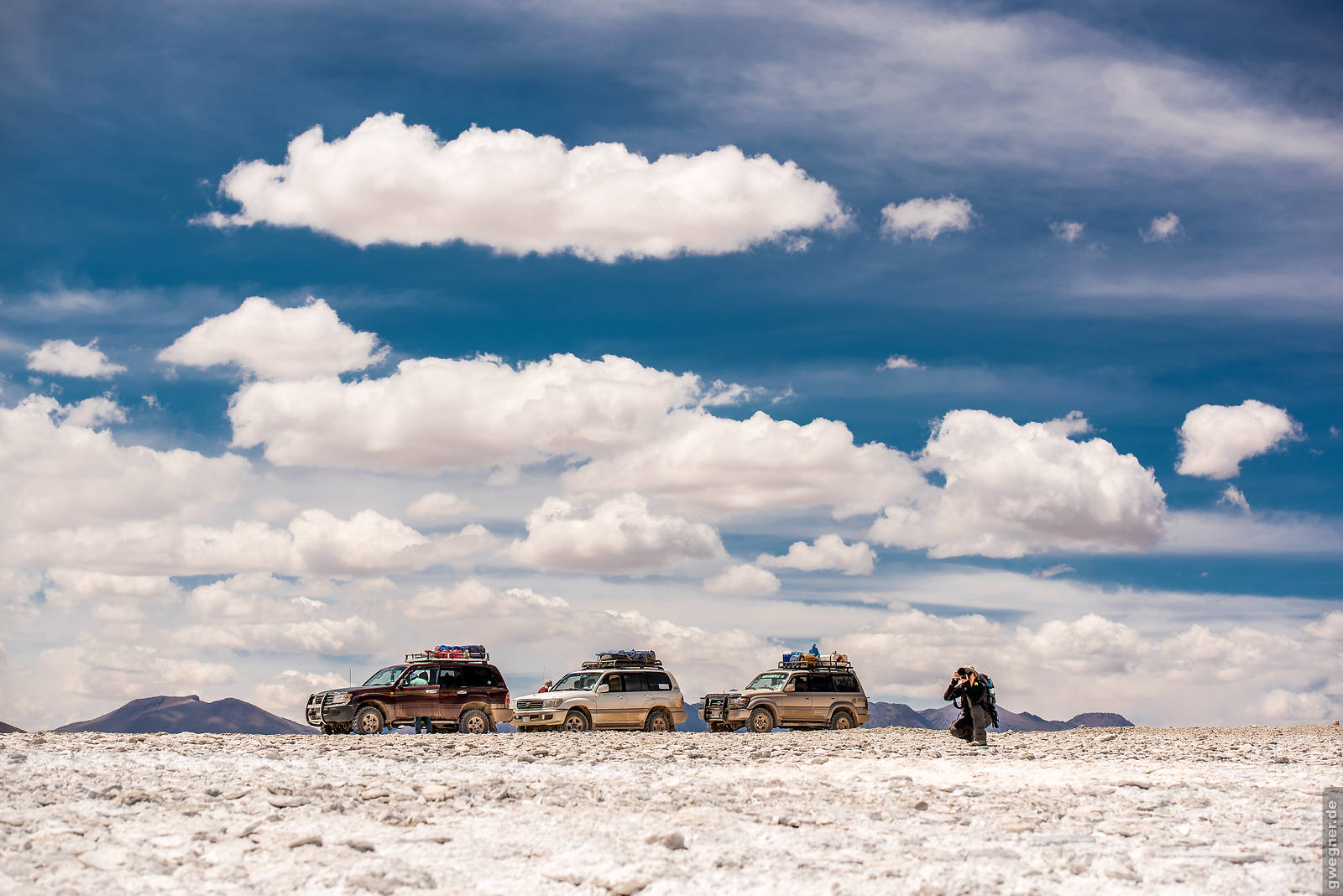 Bolivien Salar de Uyuni Geländewagen gwegner