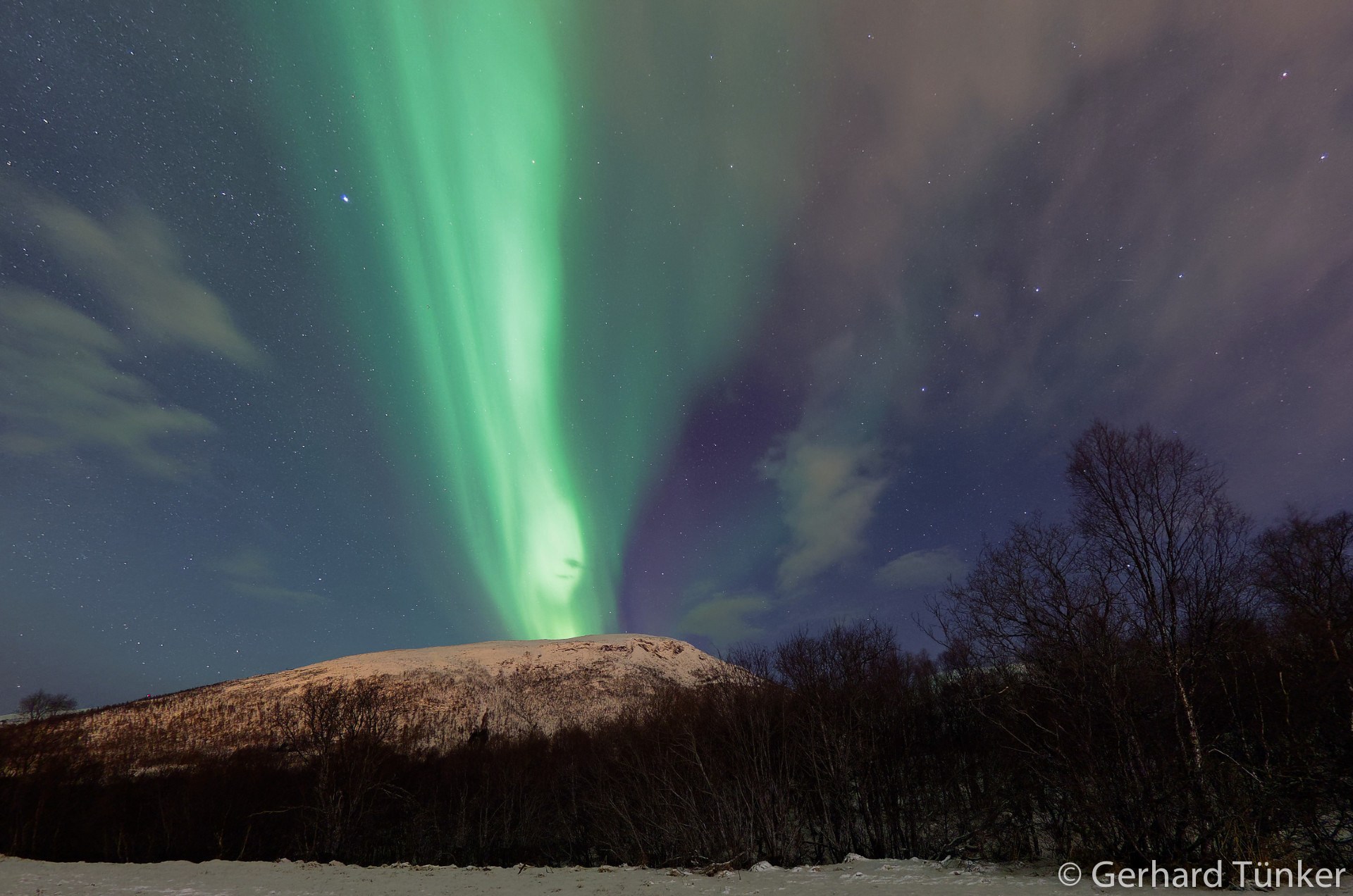 Nordlichter Feld Norwegen