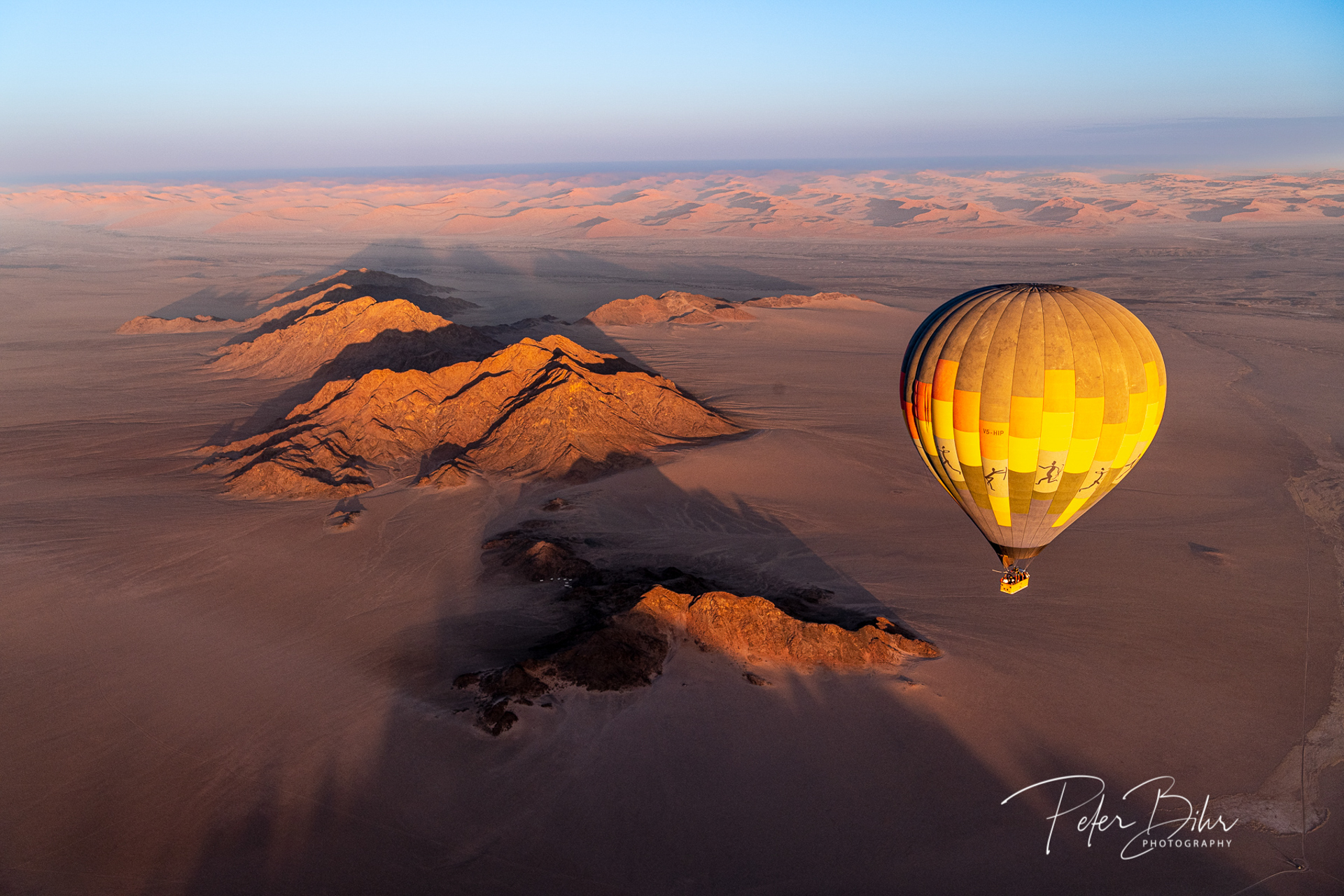 Ballonfahrt auf Namibia Fotoreise 2021- Foto von Peter Bihr