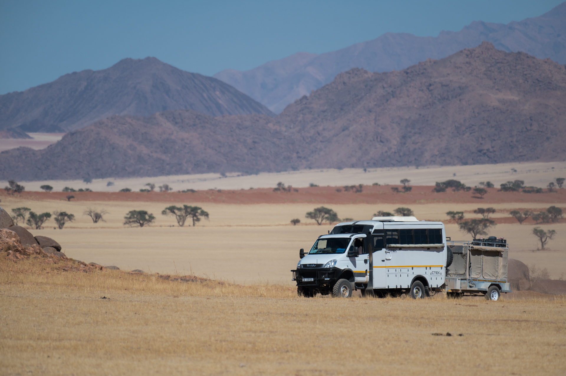 Unser Safari Fahrzeug für Namibia, ein Custom SUV.