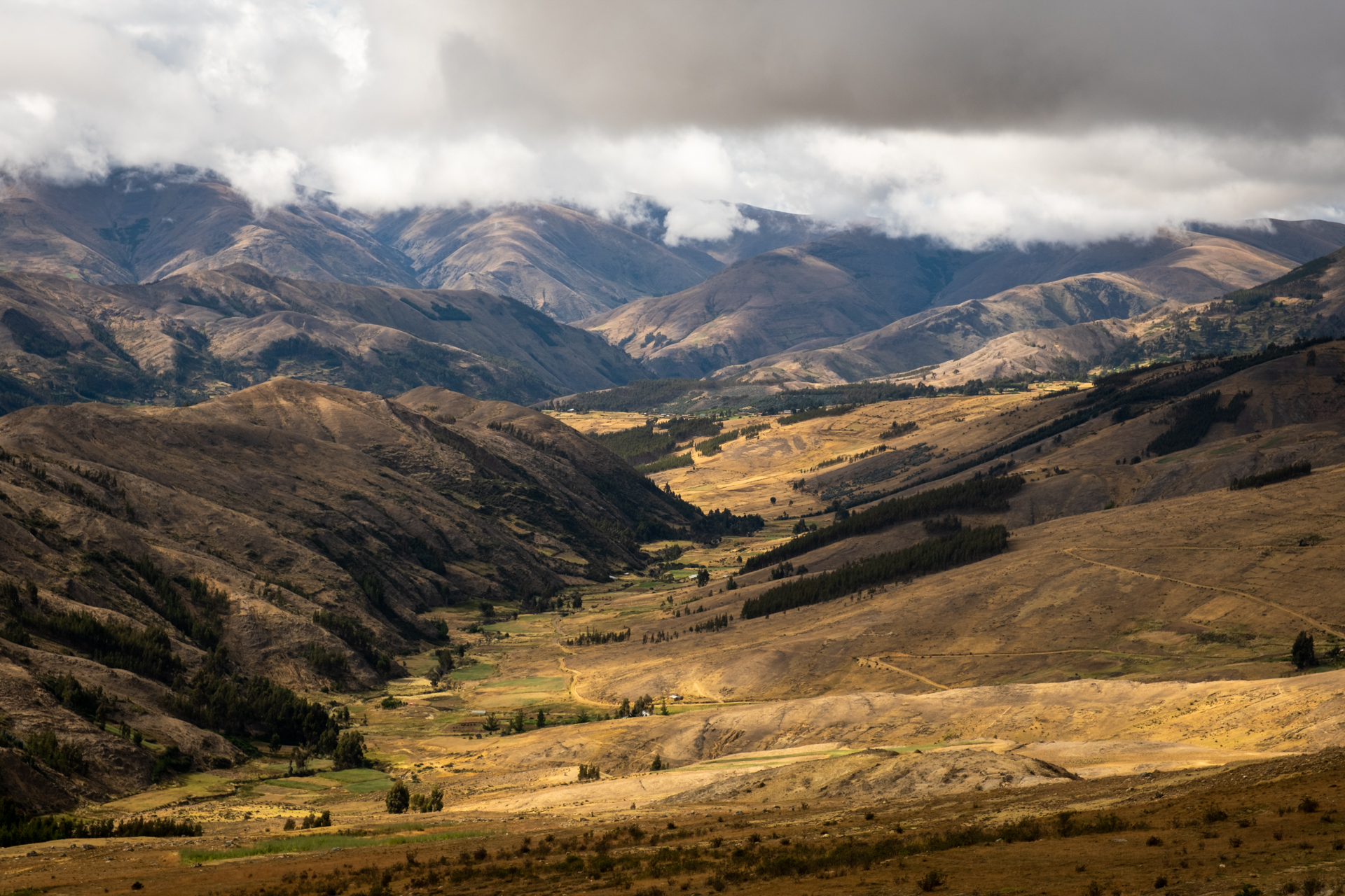 Landschaft in den peruanischen Anden.