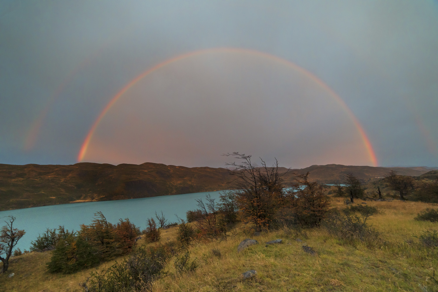 Patagonien Doppelter Regenbogen Torres del Paine