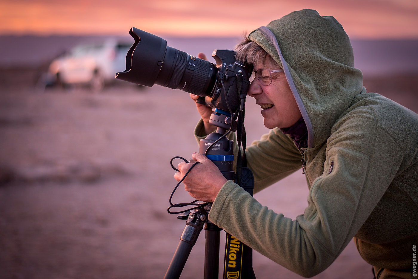 Fotografin Salar de Uyuni