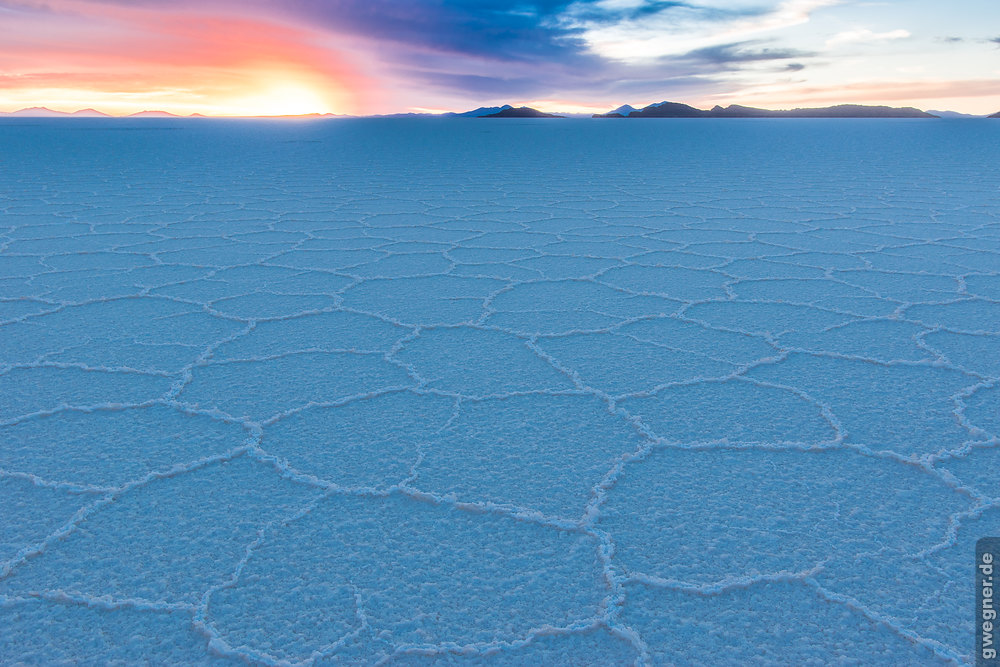 Bolivien Salar de Uyuni Sunset gwegner