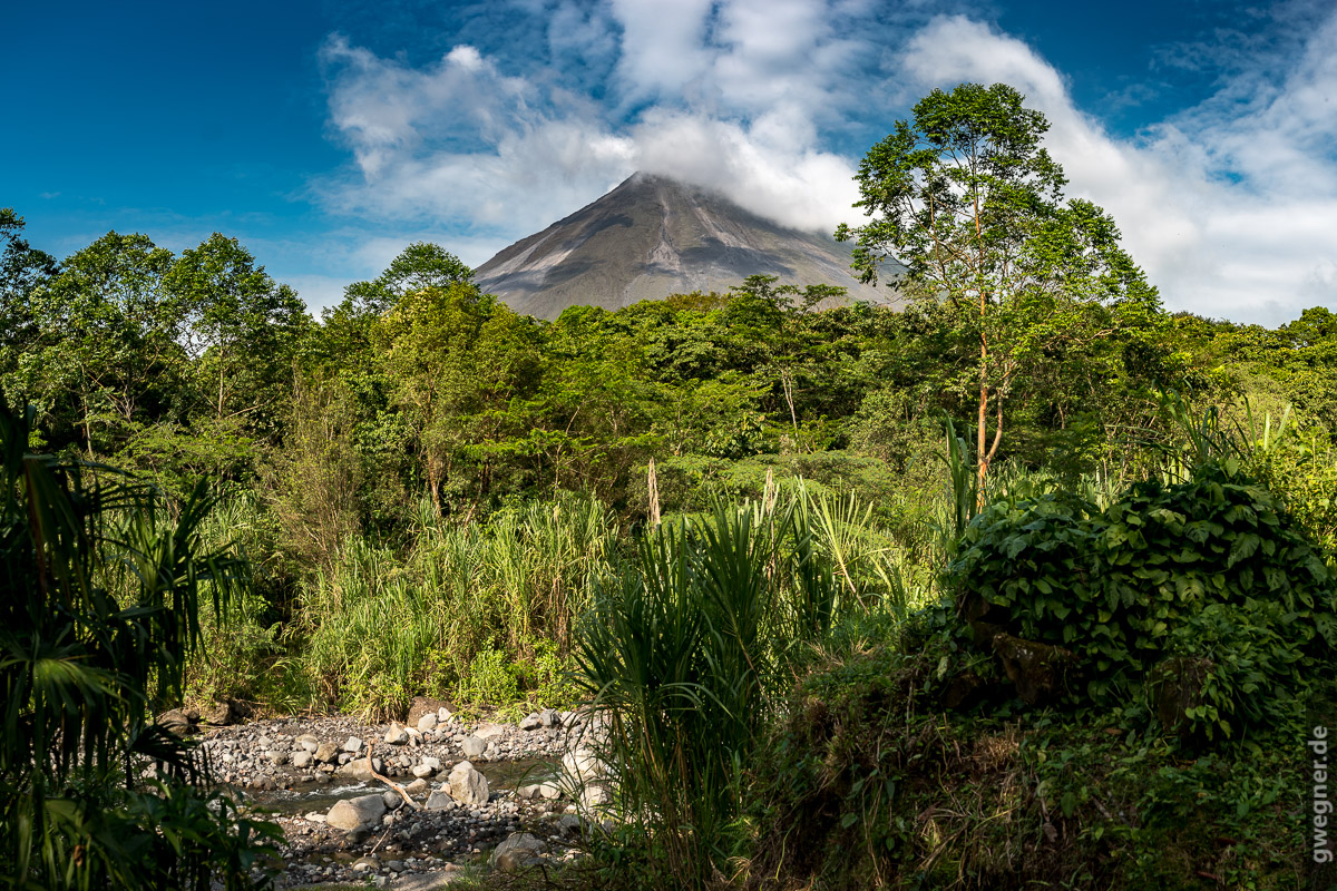 Vulkan El Arenal in Costa Rica