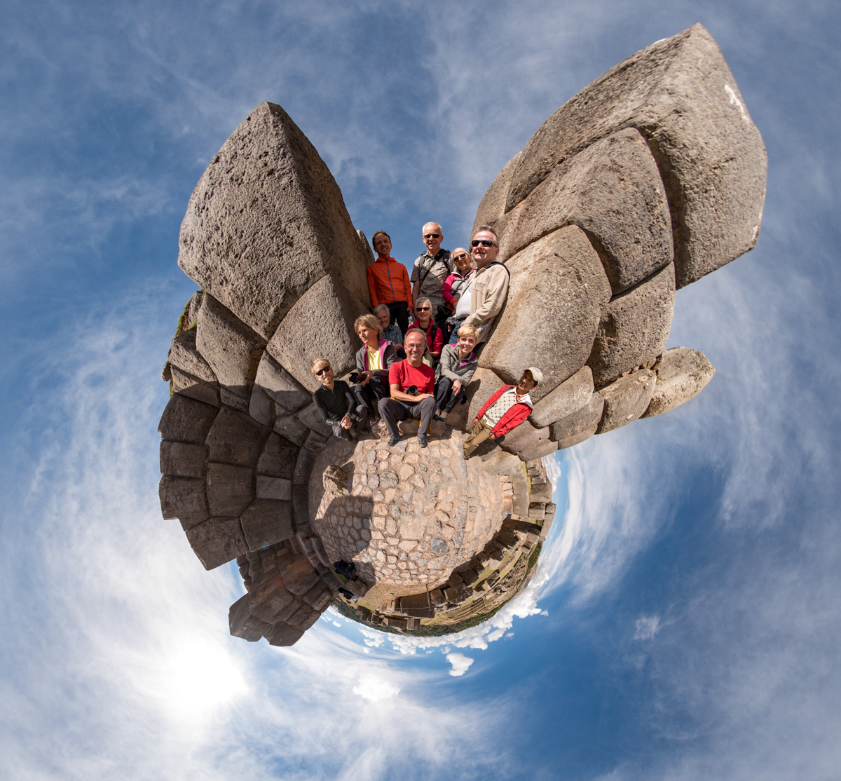 Little Planet Sacsayhuamán © Gunther Wegner