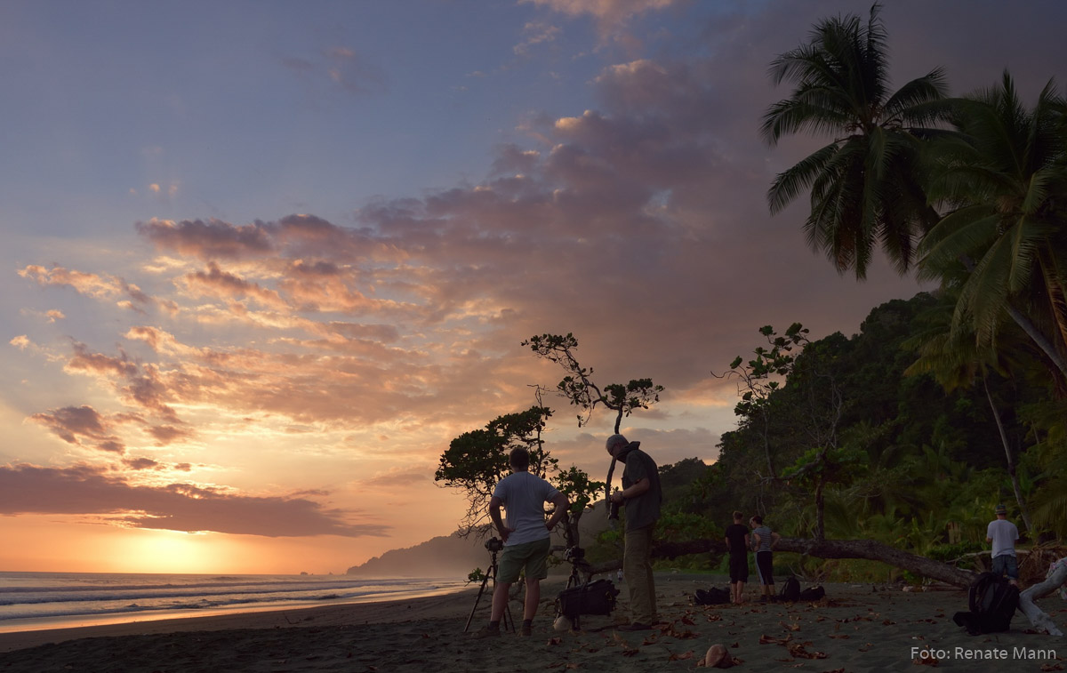 Costa Rica sunset beach