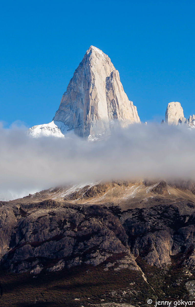 Fitz Roy mit Wolkenschleier