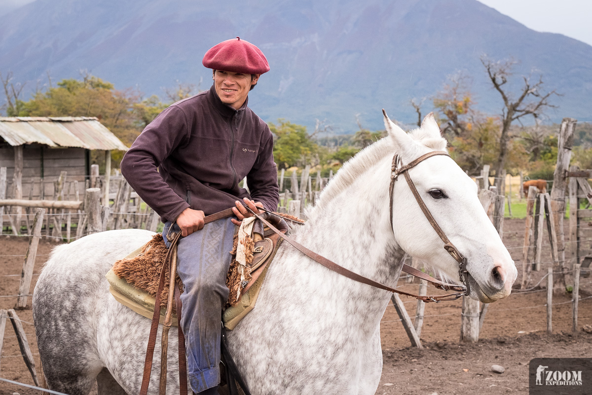 Gaucho auf einer Estancia in Argentinien