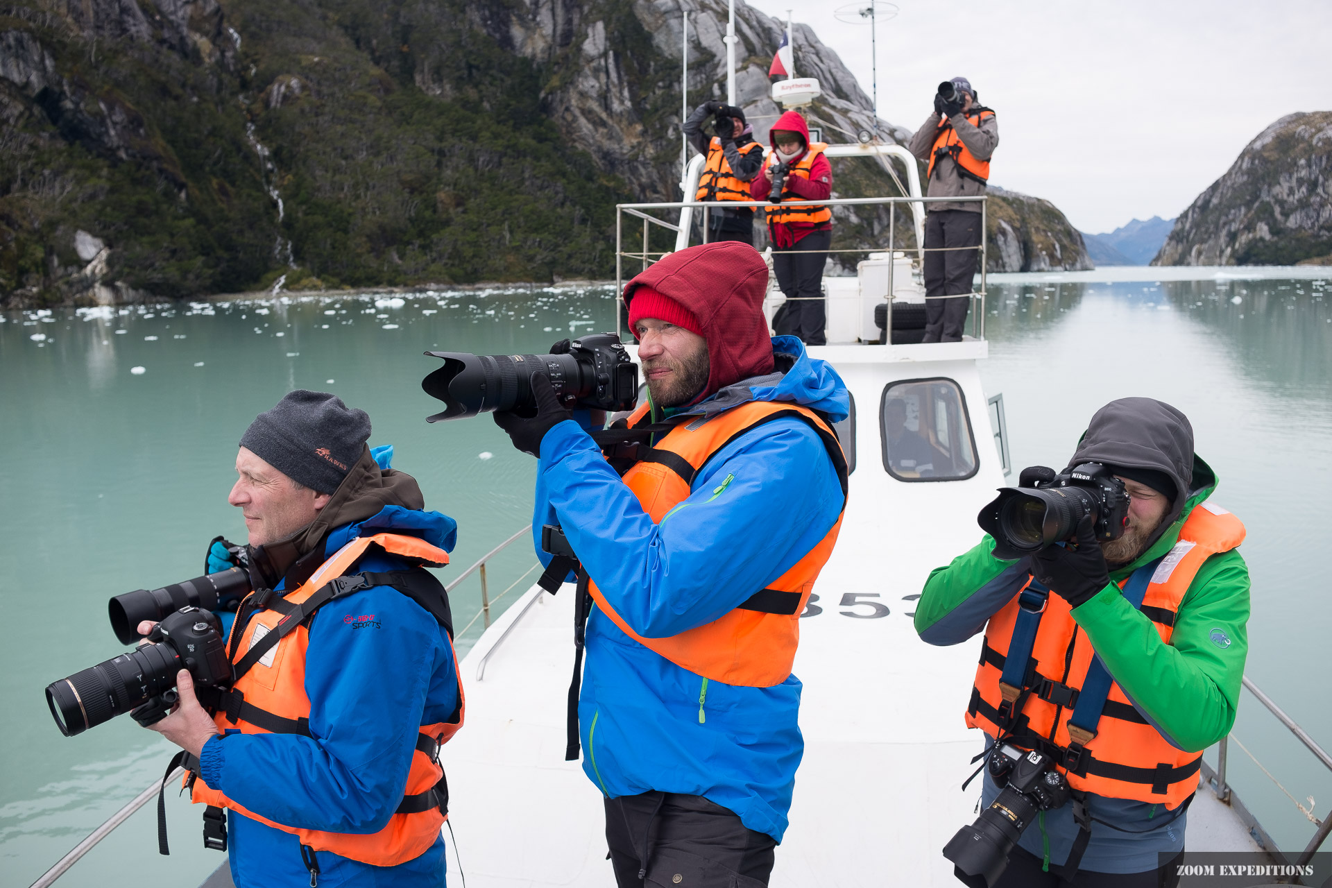 Whalesound Santa Ines Gletscher Fotografen
