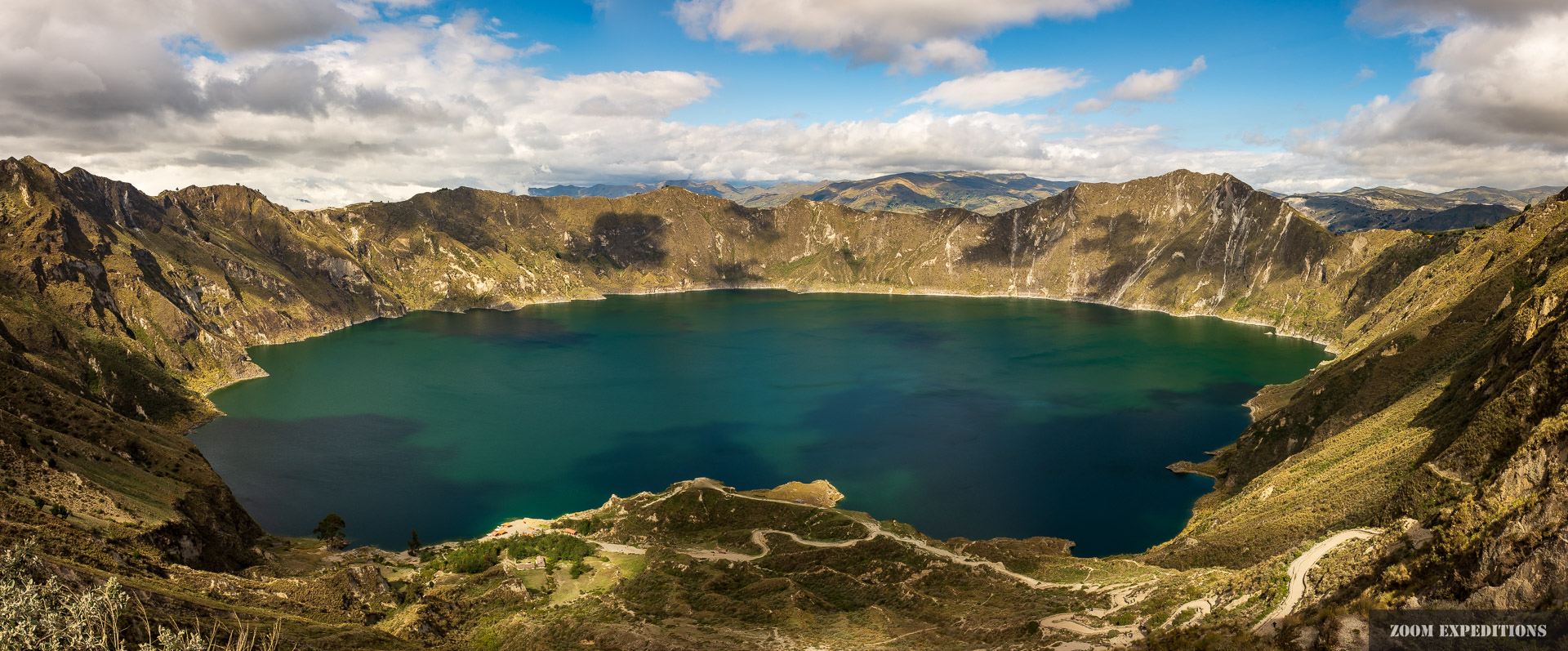 Quilotoa crater lake Ecuador