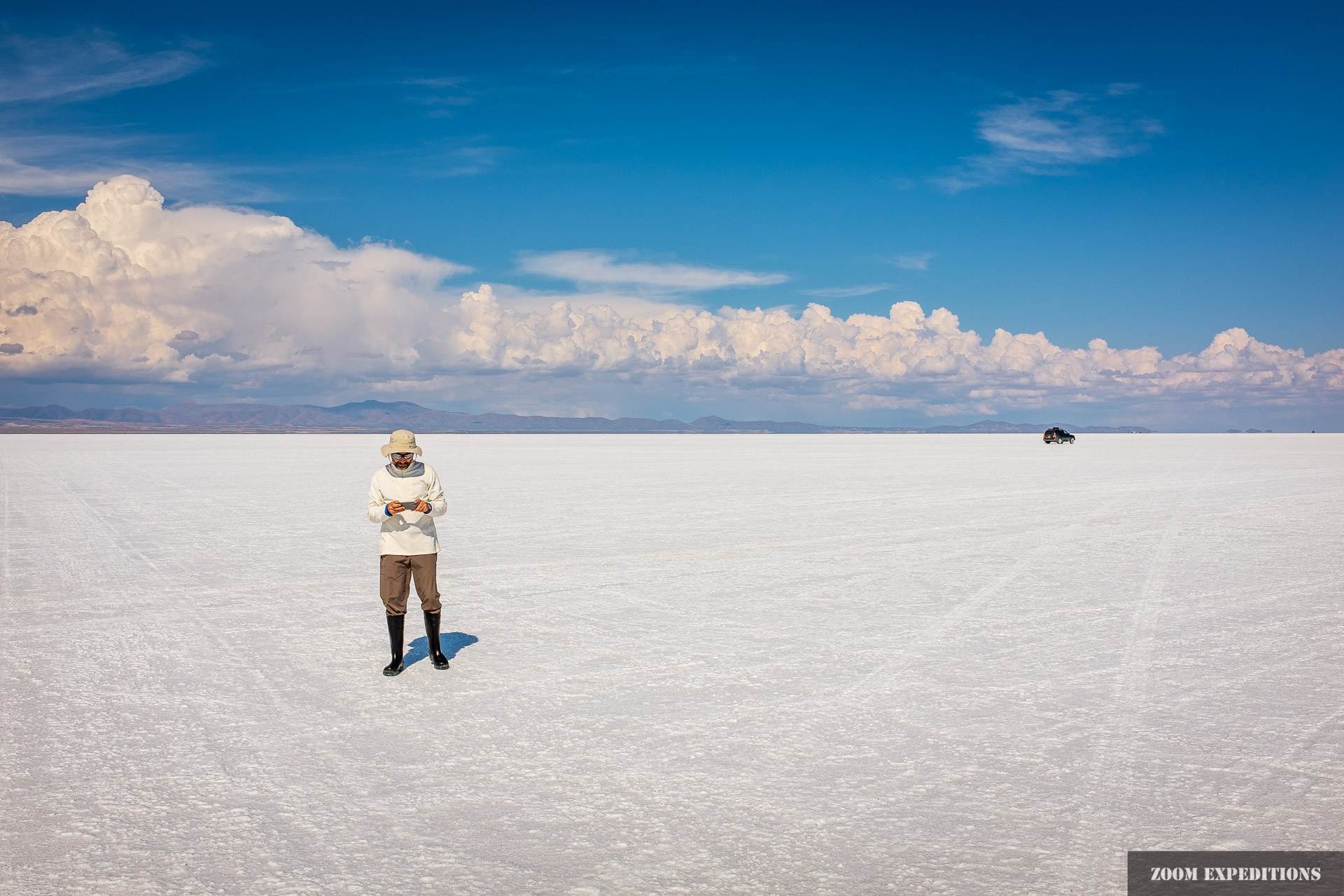 Salar de Uyuni, cordillera, 4 x 4