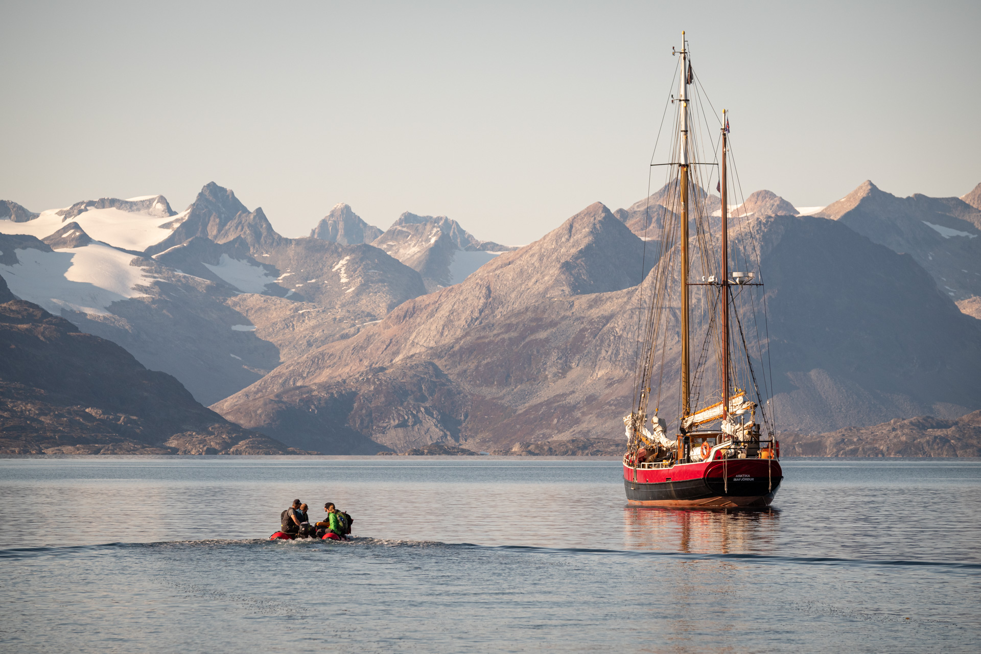 Sailship in Greenland