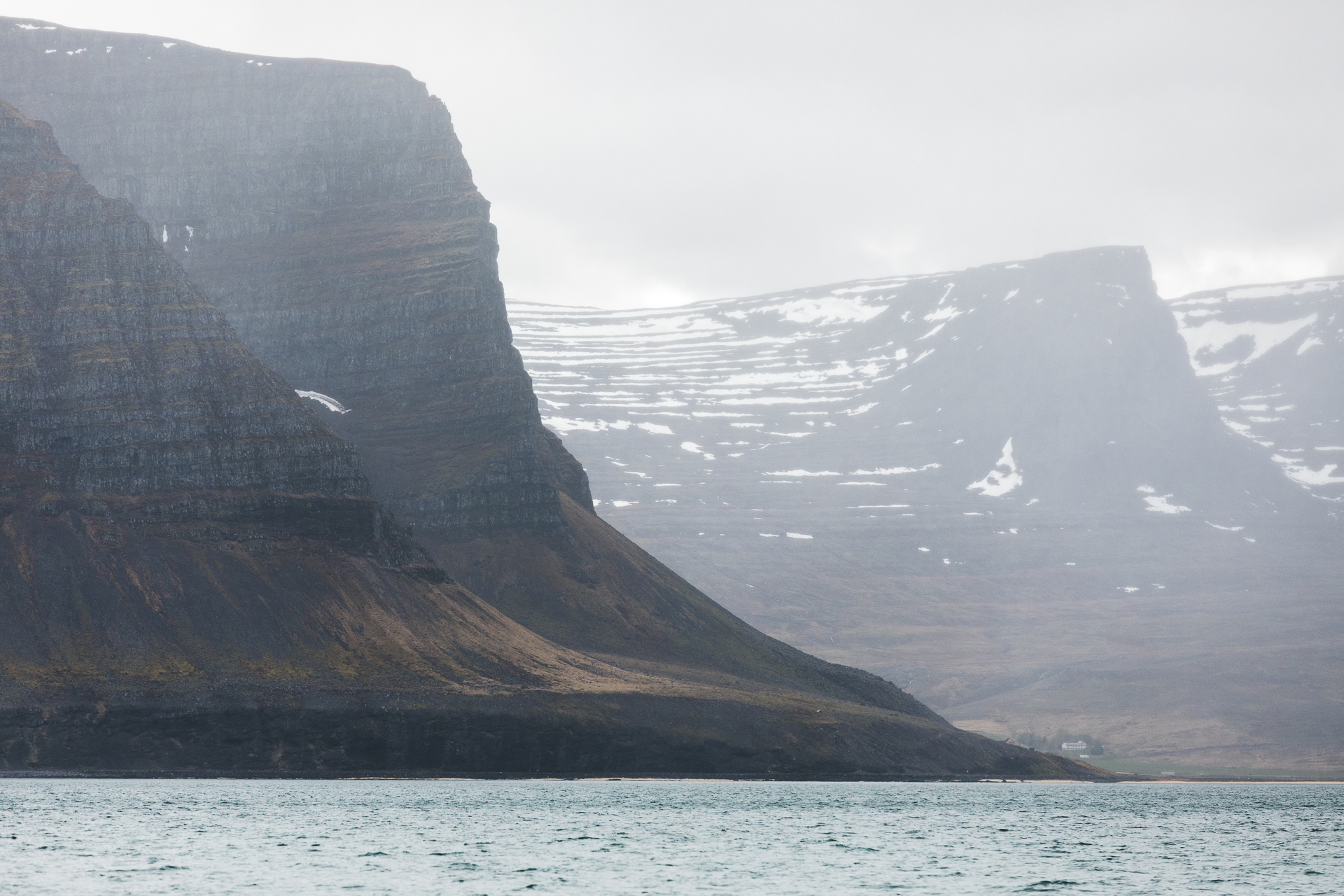 Die Küste der Westfjorde