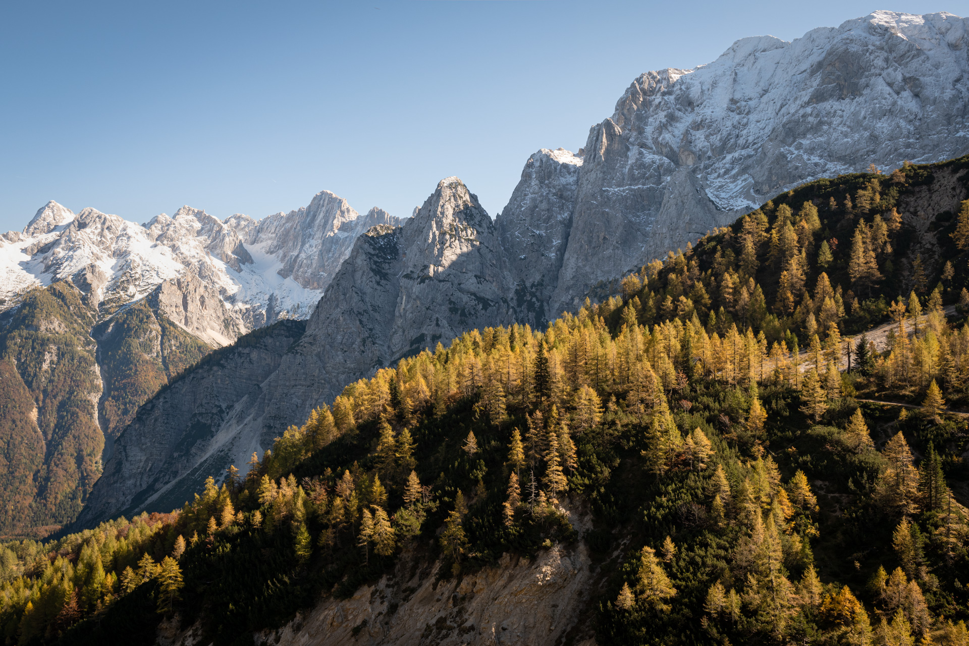 Bergpanorama am Vrsic-Pass