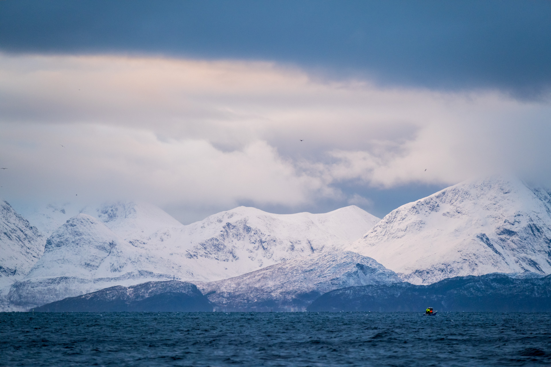 Wunderschöne Lichtstimmung in Nordnorwegen.