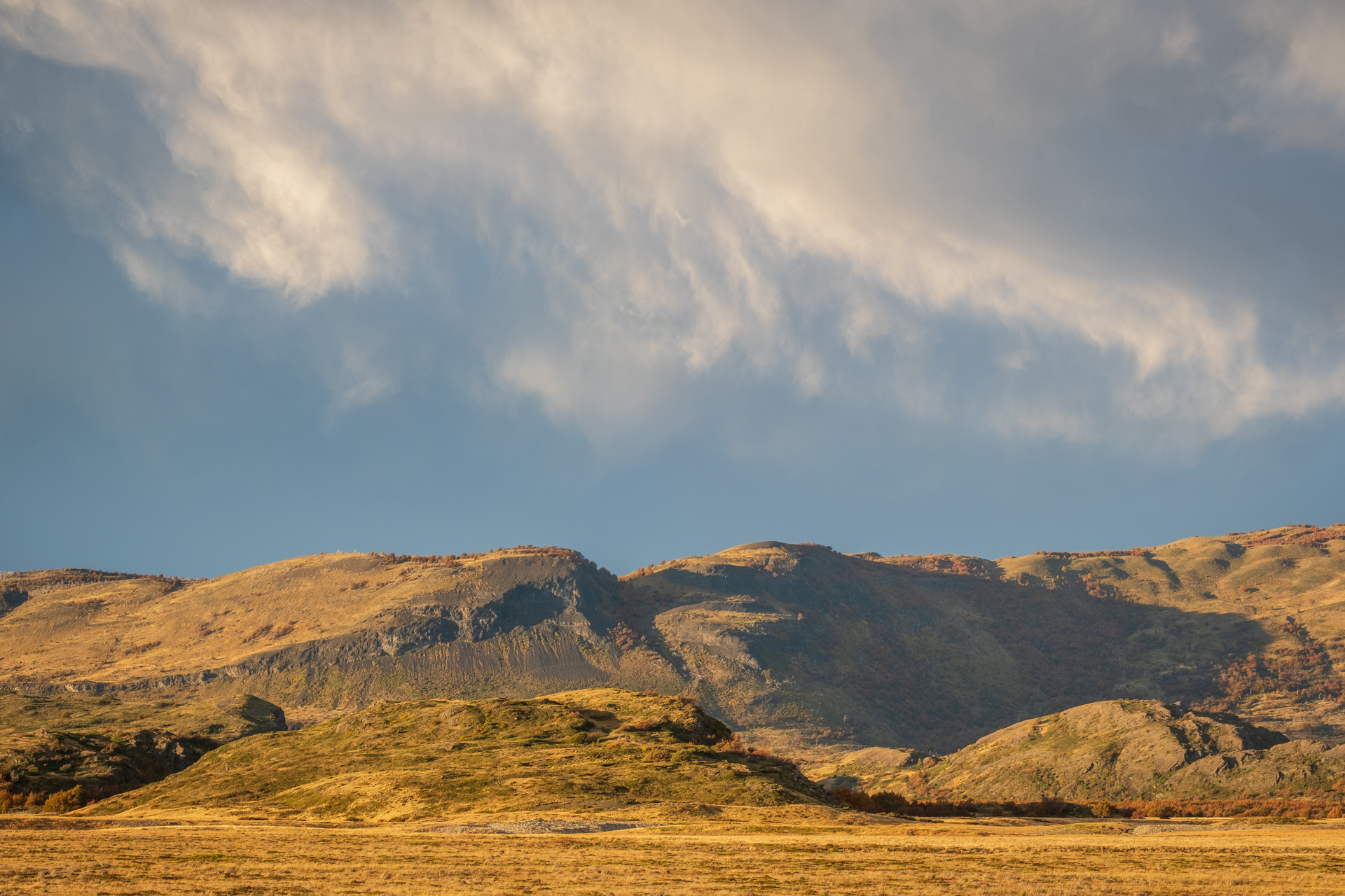 Sonnenuntergang im Torres del Paine Nationalpark.