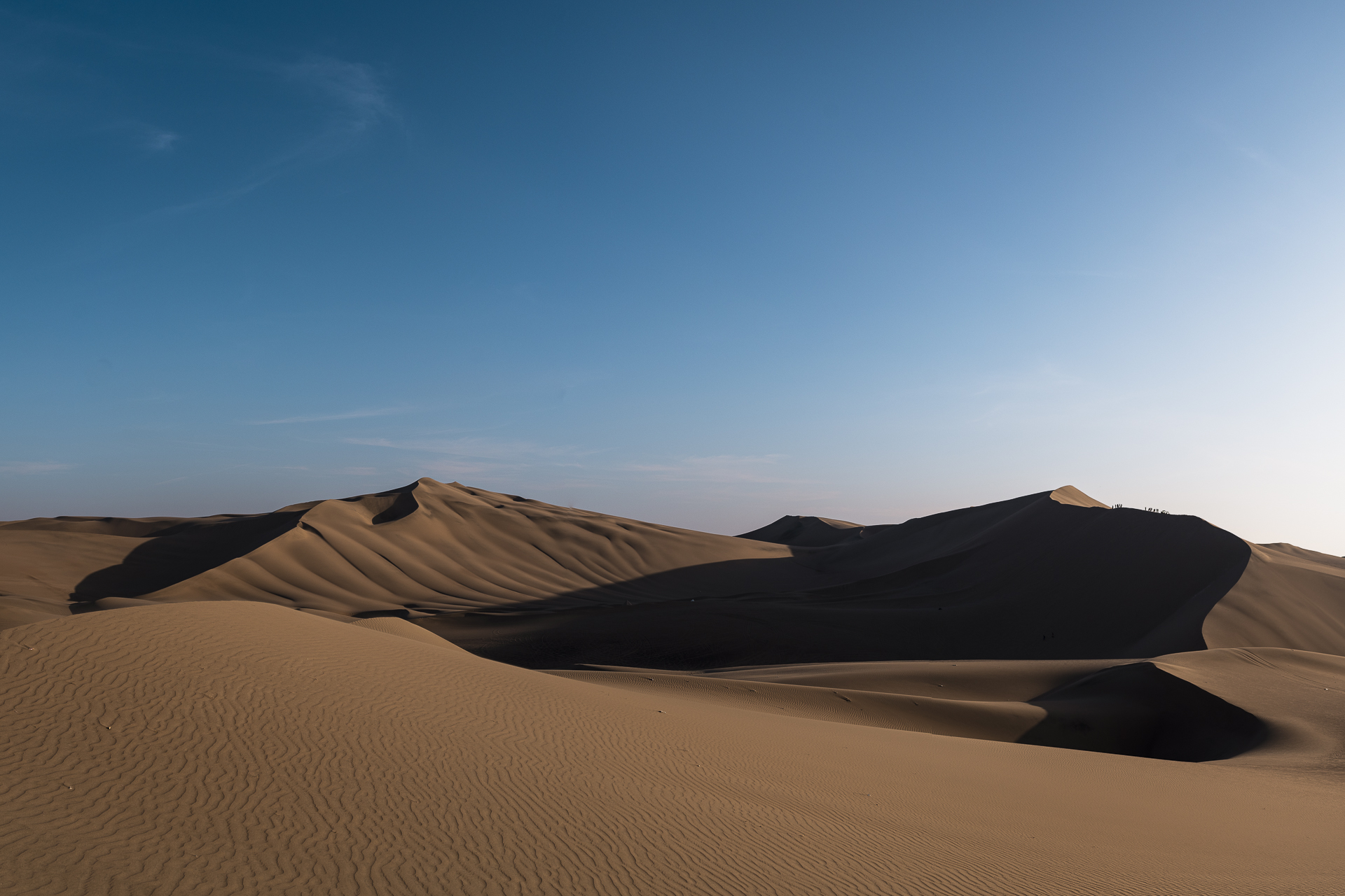 Düne bei Huacachina - Foto von Frank Niedertubbesing