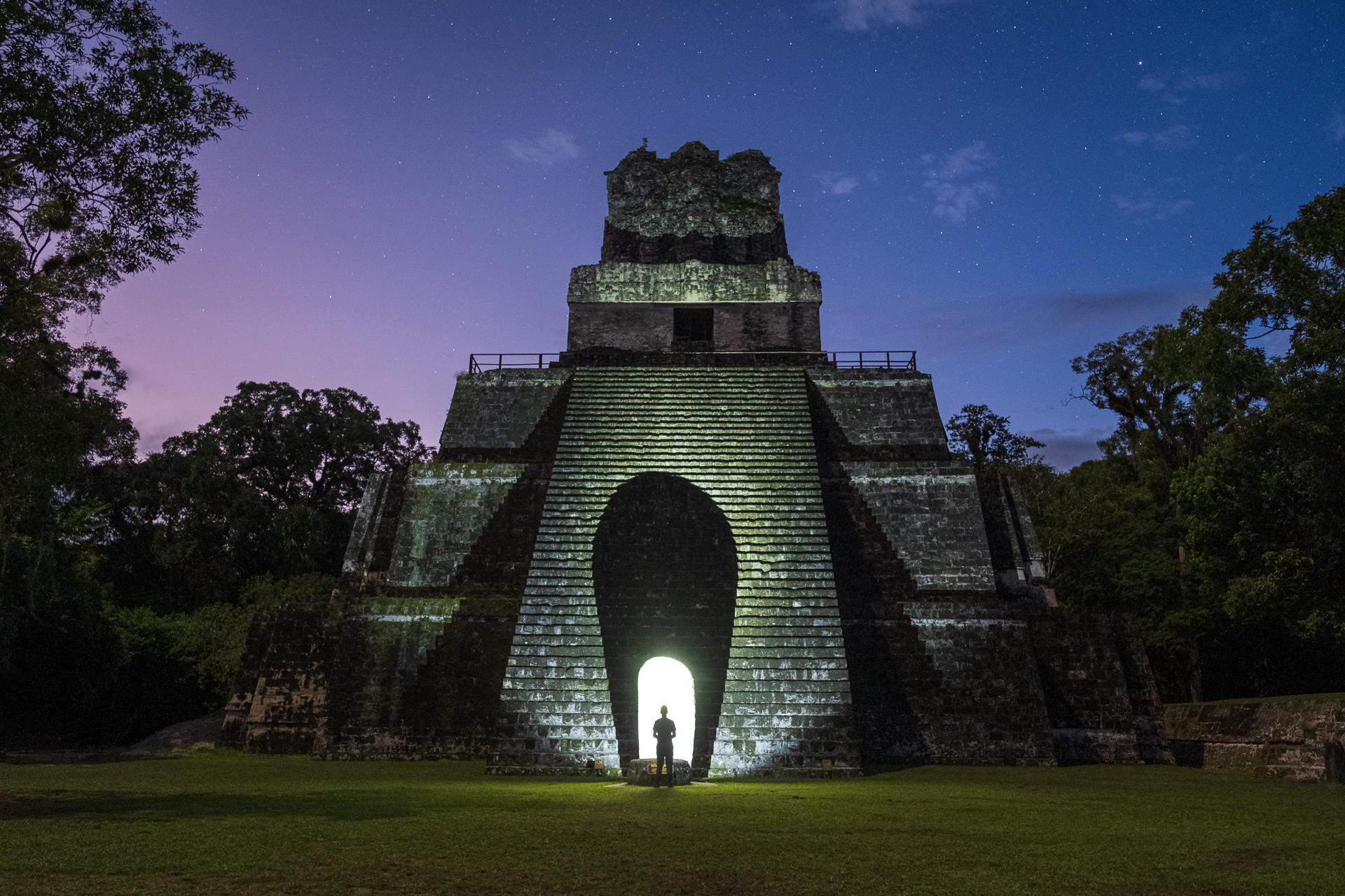 Tikal Blue Hour
