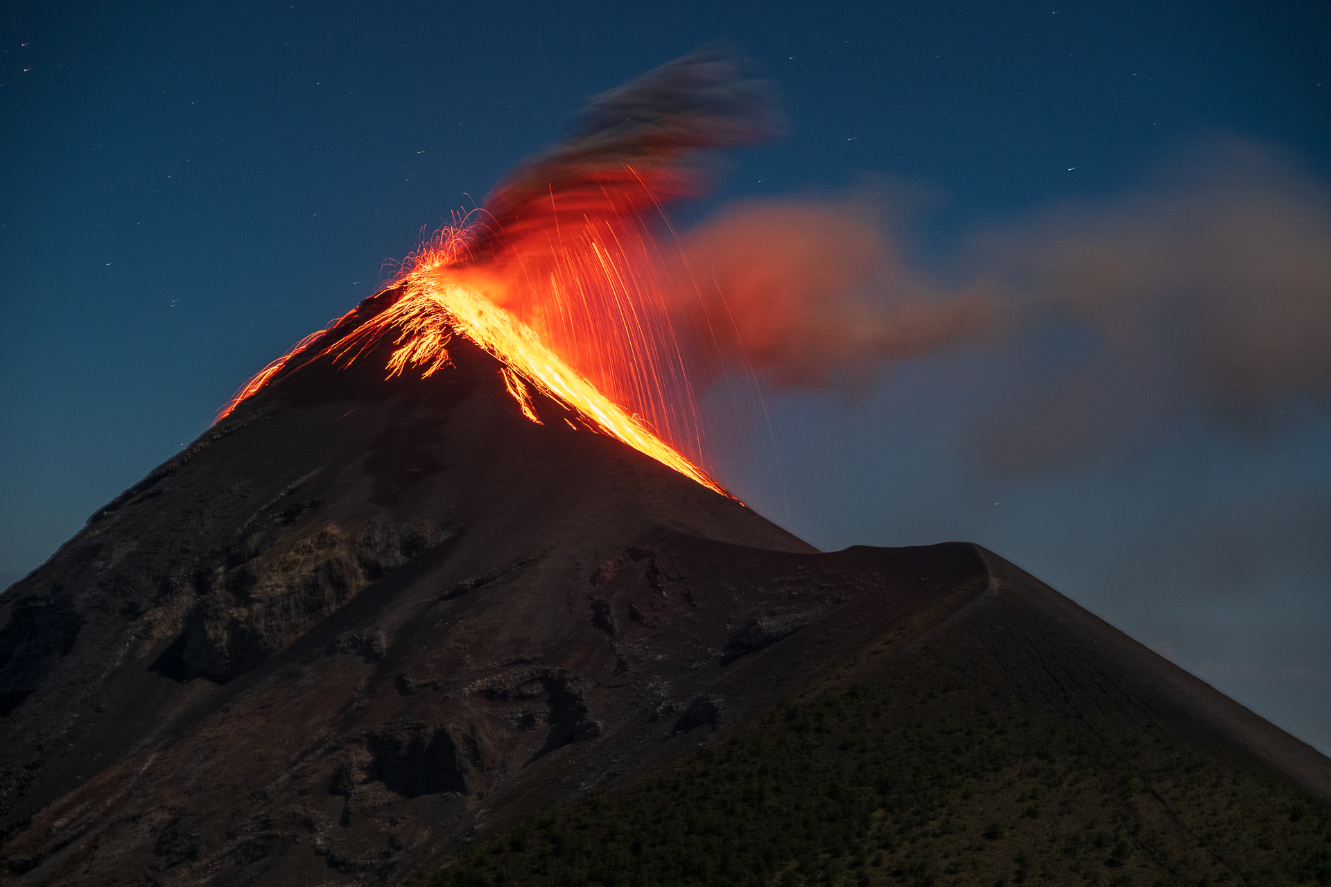 Volcán de Fuego Eruption
