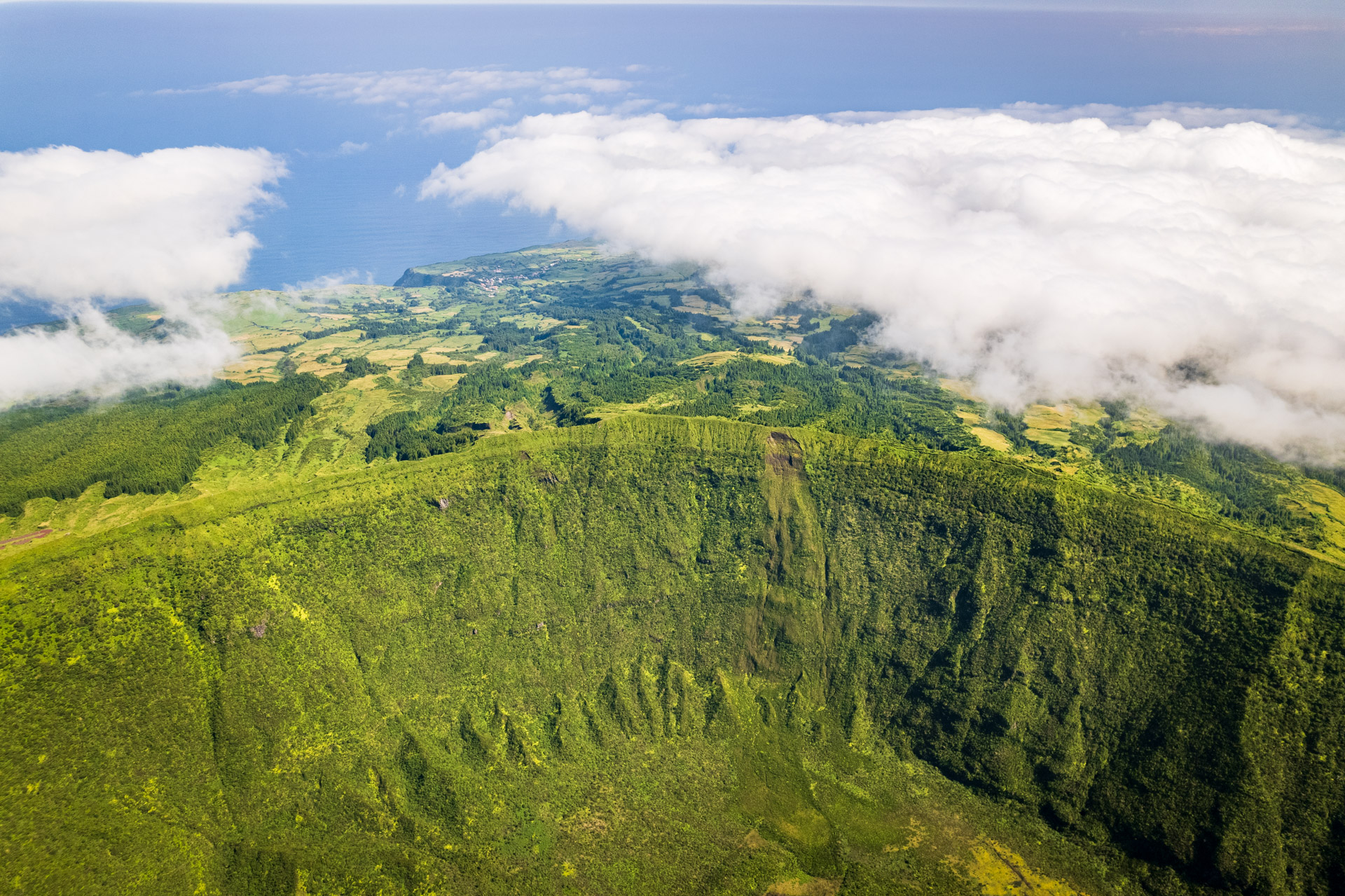 Die Caldeira von Faial.