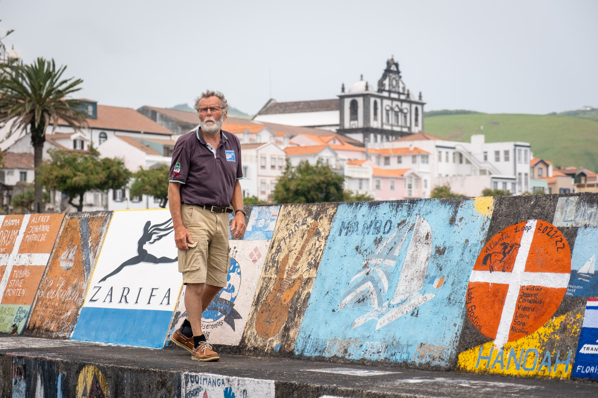 An der Marina von Horta/Faial.