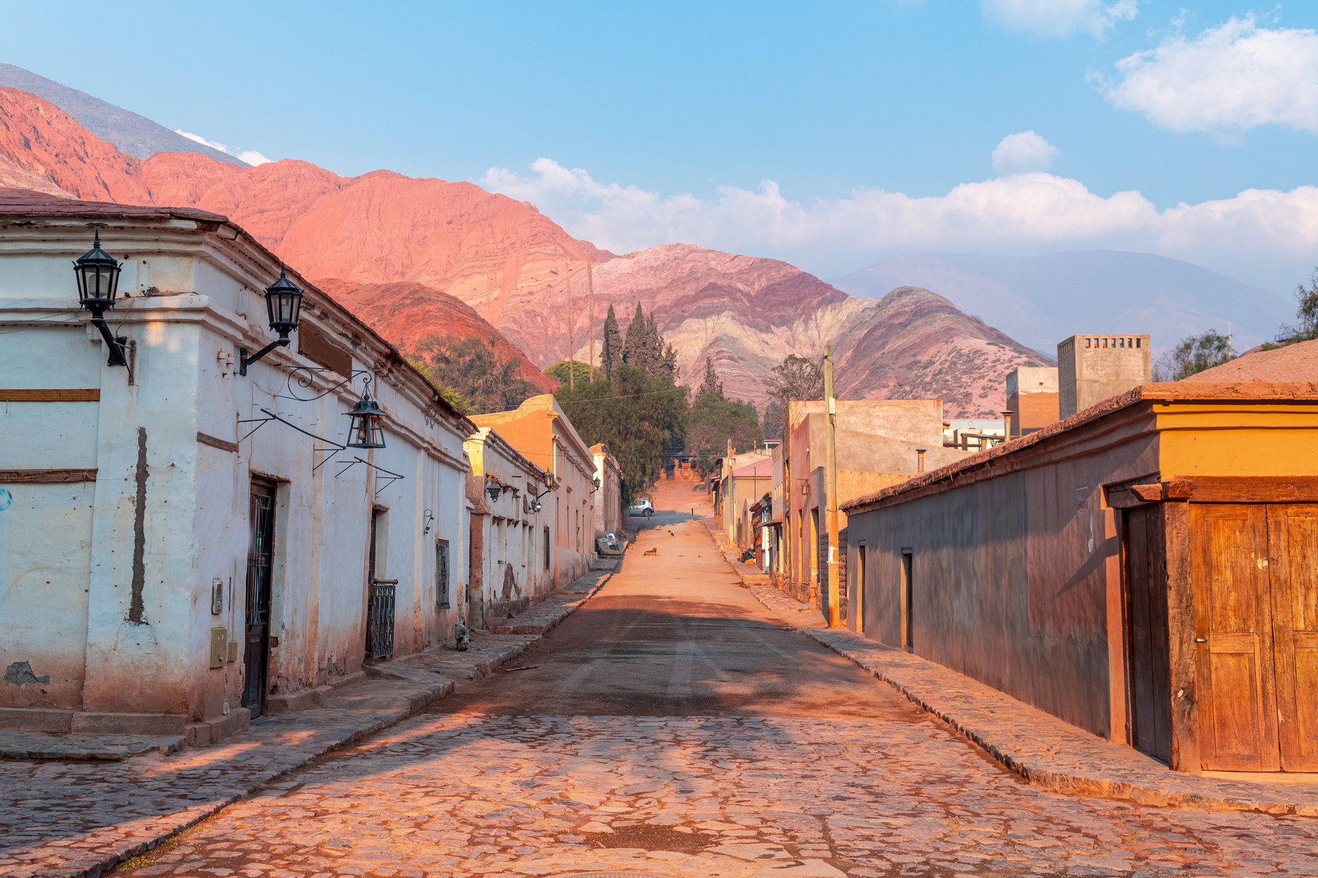 Straße in Purmamarca.