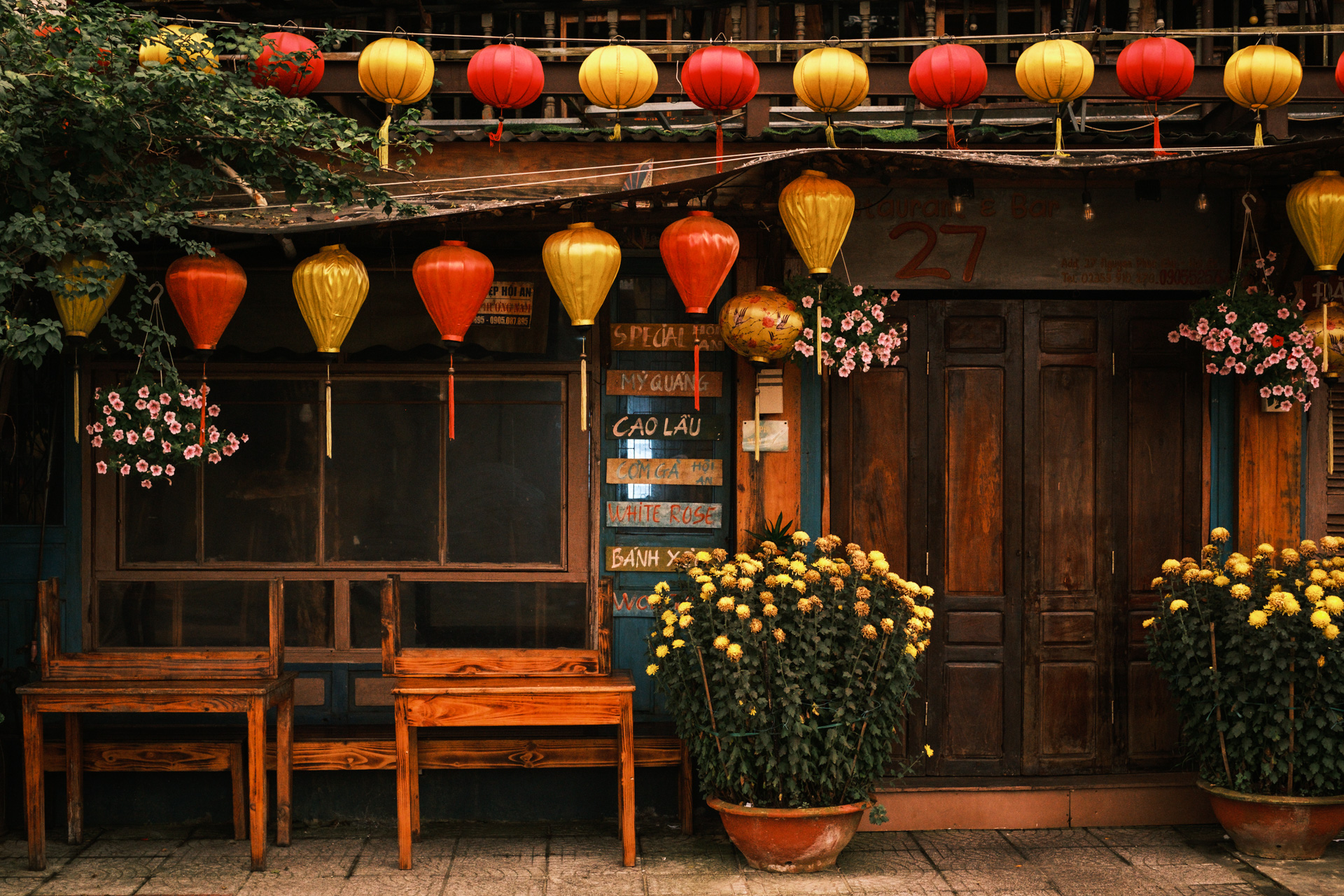 Hausfront in Hoi An.