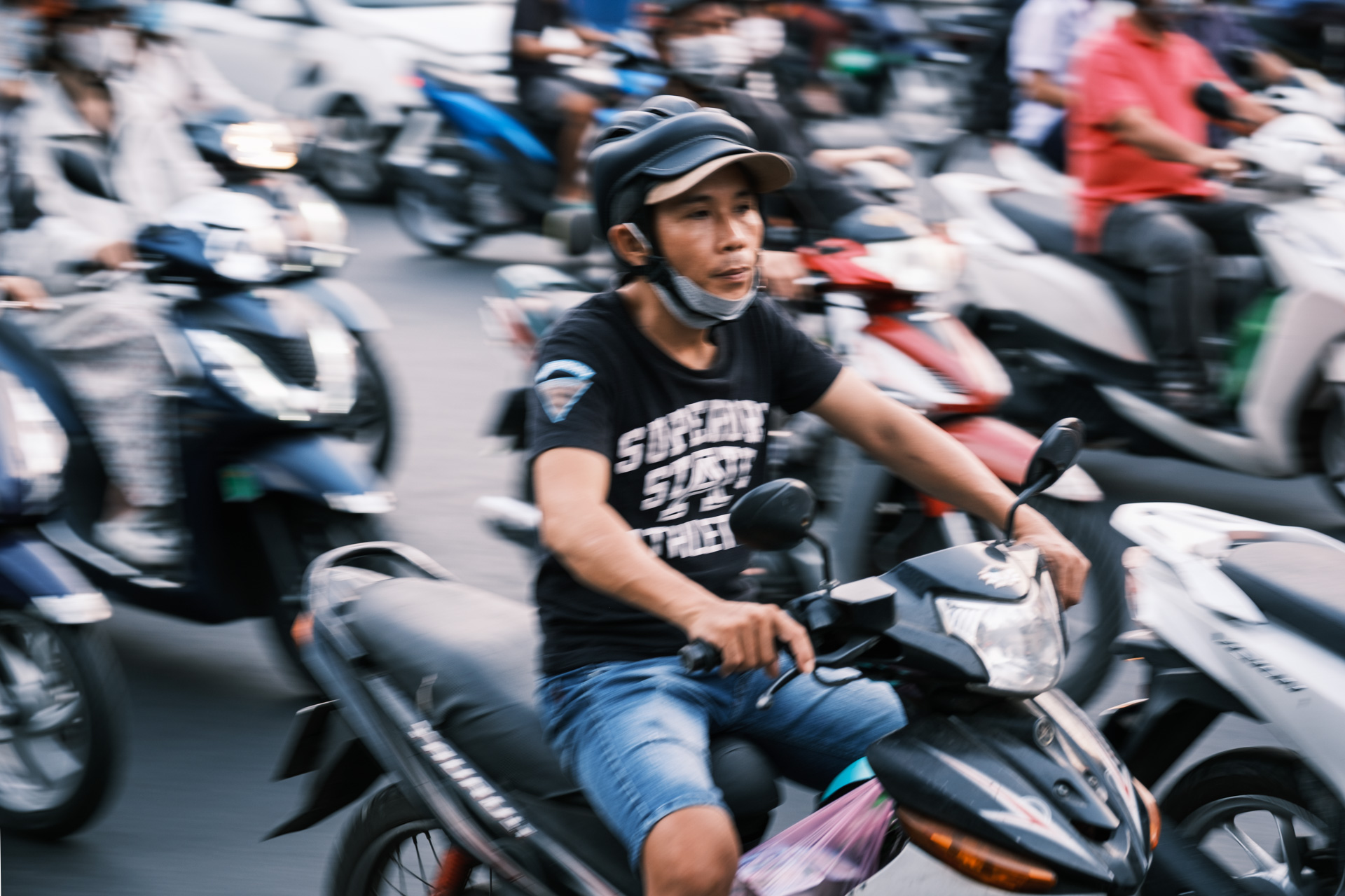 Motoroller in Saigon.