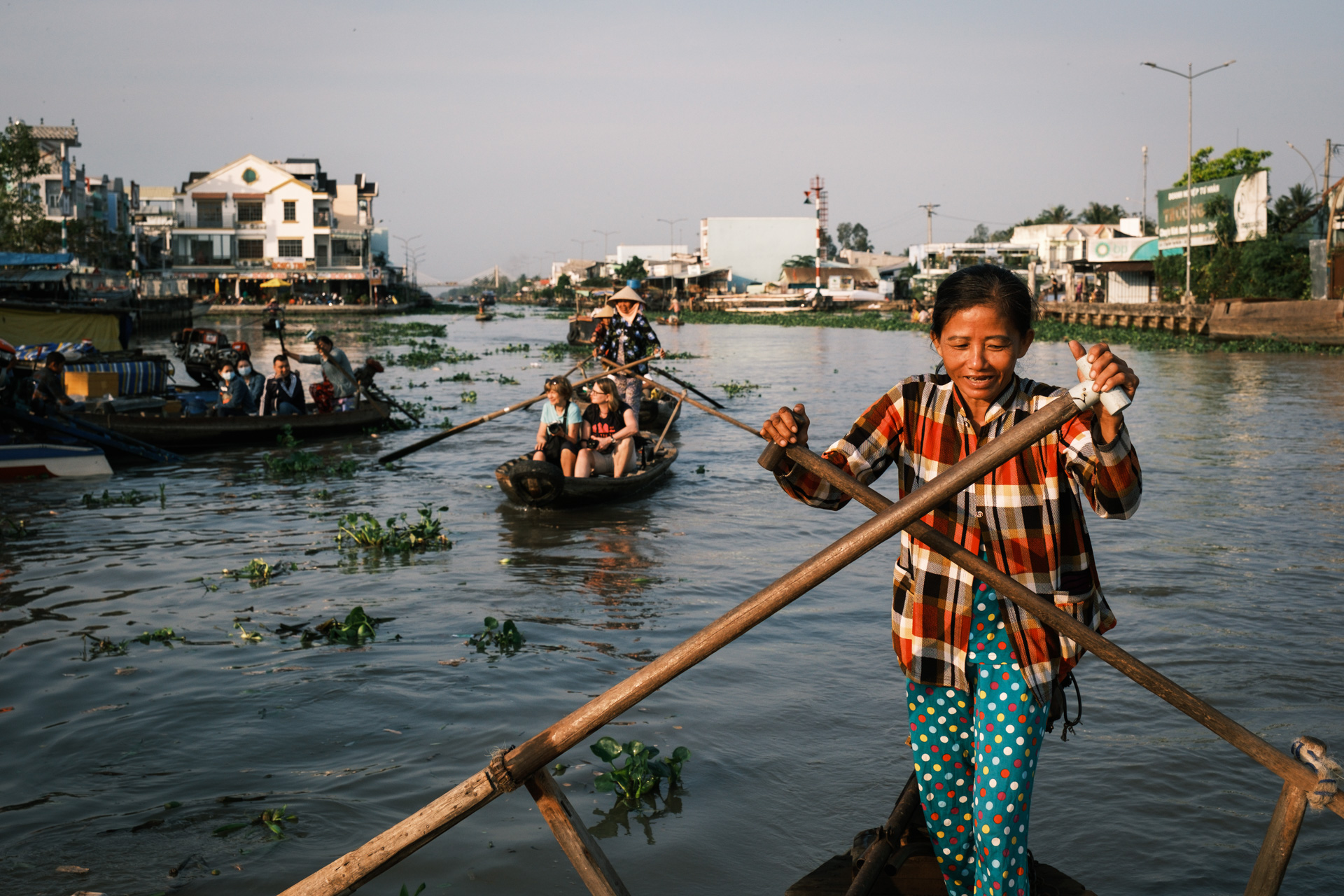 Bootstaxi Tour im Mekong-Delta.