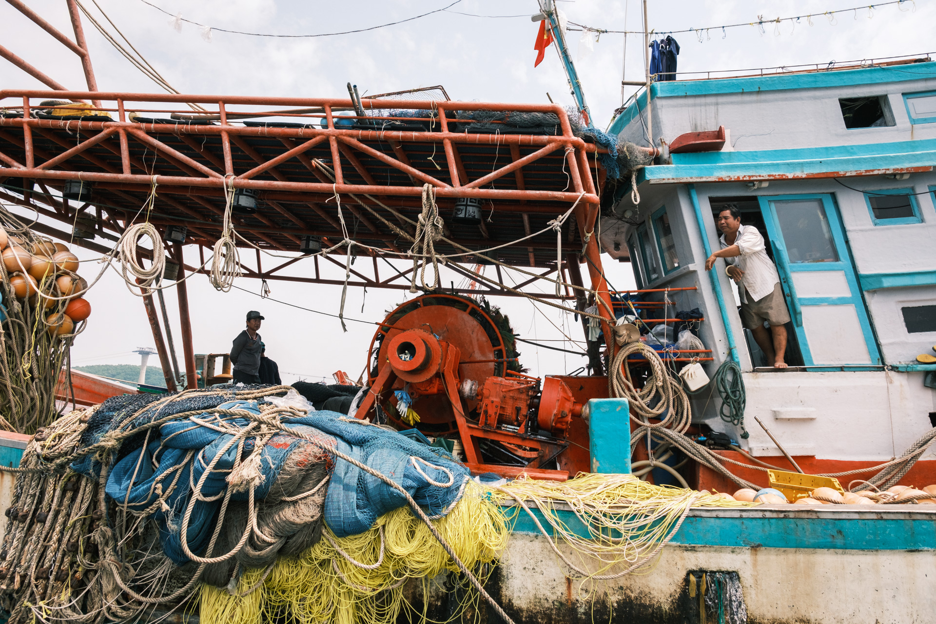 Ein Fischkutter bei Phu Quoc.