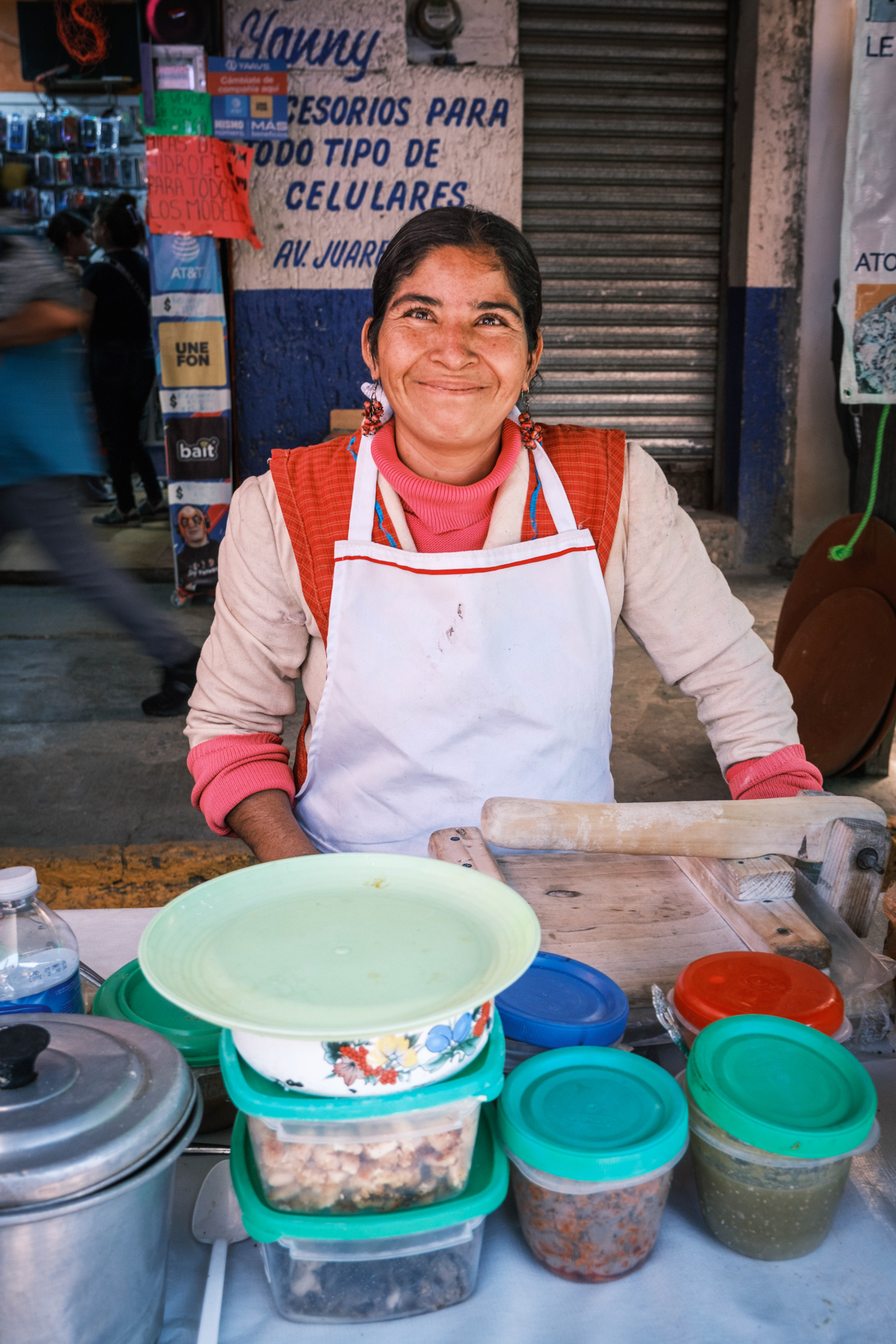 Straßenverkäuferin Mexiko